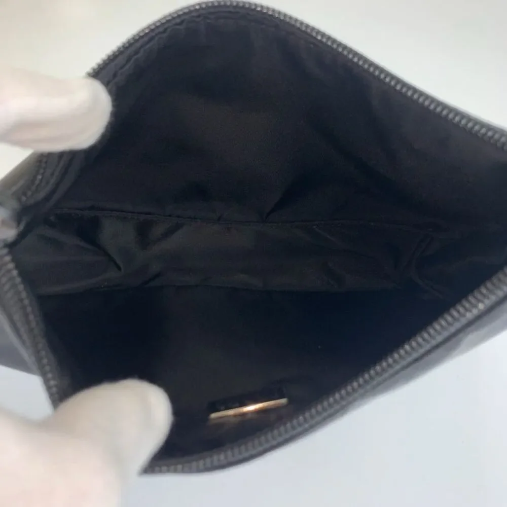 Prada Tessuto Triangle Logo Pouch